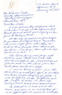 Letter from Esther Johnson
