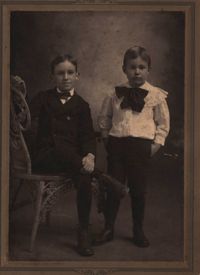 Photograph of George Byrd and his brother