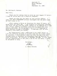 Letter from J. Edwin Ellerbe