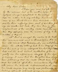 Letter from Charlotte Manigault to Henrietta Drayton, 1834