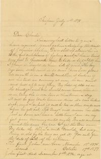 Letter from Kate Drayton to Charles H. Drayton