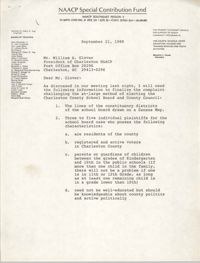 NAACP Special Contribution Fund Memorandum, September 21, 1988