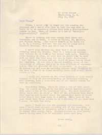 Letter to Eugene C. Hunt, July 26, 1958
