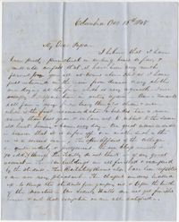 286.  Robert Woodward Barnwell to William H. W. Barnwell -- October 16, 1848