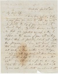 104.  William H. W. Barnwell to Catherine Barnwell -- April 13, 1848