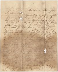 109.  William H. W. Barnwell to Catherine Barnwell -- December 18, 1848