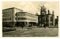 Heilbronn a. N. - Neues Postamt und Synagoge