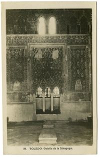 Toledo - Detalle de la Sinagoga.