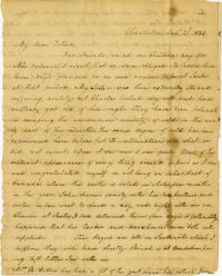 Letter from Charlotte Manigault to Ester Gibbes, January 1834