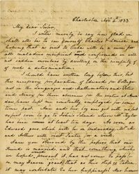 Letter from Charlotte Manigault to Henrietta Drayton