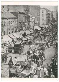 New York, 1899. Hester Street Near Essex.