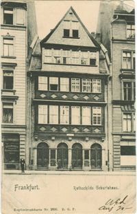Frankfurt. Rothschilds Geburtshaus.