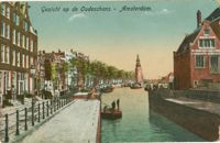 Gezicht op de Oudeschans - Amsterdam