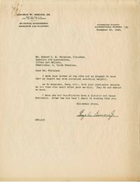 Folder 05: Simons (George W.) Letter 2