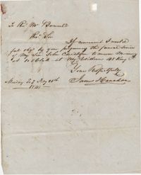 103.  James Hanahan to William H. W. Barnwell -- February 28, 1848