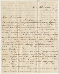 510.  William Finley Barnwell to Catherine Osborn Barnwell -- January 28, 1861
