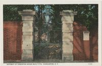 Gateway of Simonton House built 1776, Charleston, S.C.