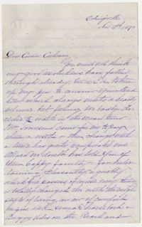 539.  Selina McCarthy Graham to Catherine Osborn Barnwell -- November 19, 1870