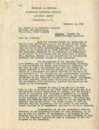 Folder 03: Frederick H. McDonald Letter