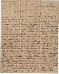 230.  Mary Hutson Wigg Barnwell to Catherine Osborn Barnwell -- November 4, 1840