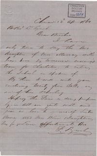 104. Francis Lynch to Bp Patrick Lynch -- April 23, 1860