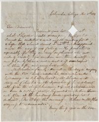 267.  Robert Woodward Barnwell to Catherine Osborn Barnwell -- November 6, 1847