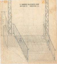 Unidentified porch and stair rails