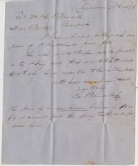 242.  Edward Barnwell to William H. W. Barnwell -- December 22, 1853