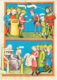 Miniature from the Toggenburg Chronicles