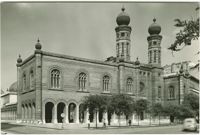 Budapest. Dohány utcai templom (épült : 1859) és a zsidó múzeum.