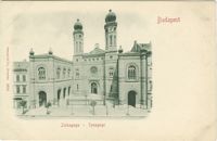 Budapest. Zsinagoga / Synagoge