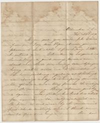 489.  Elizabeth Barnwell to William H. W. Barnwell -- February 22, 1859