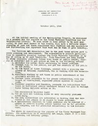 Folder 36: Metropolitan Council Letter