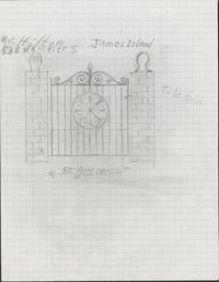 538 Wampler Drive, James Island, South Carolina entrance gate drawings and estimate.