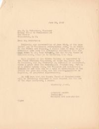 Folder 26: Larsen Letter