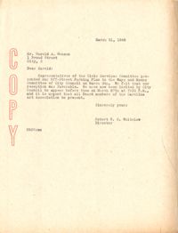 Folder 39: Whitelaw Letter 2