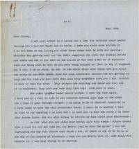 Letter from Gertrude Sanford Legendre, September 26, 1942