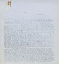 Letter from Gertrude Sanford Legendre, January 25, 1943