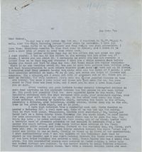 Letter from Gertrude Sanford Legendre, January 24, 1944