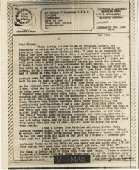 Letter from Gertrude Sanford Legendre, December 29, 1943
