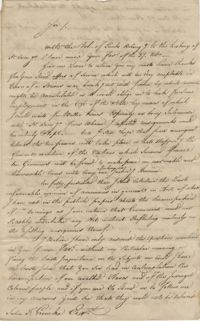 Letter to John F. Grimke from James Delaire, September 3, 1798