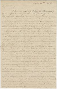 Letter to Ann R. Frost from her mother, Mary Smith Grimke, April 28, 1826