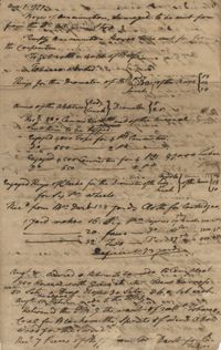 John F. Grimke Orderly Book Notes, 1779