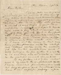 Letter from Drayton Grimke, to his father, Thomas S. Grimke, September 28, 1828