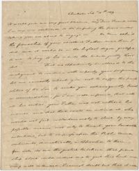 Partial letter to Thomas J. Grimke, September 15, 1819