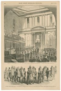 Consecration of the new Jewish Synagogue the 
