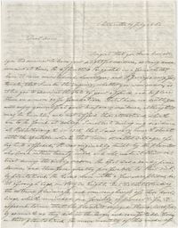 Letter to Anna R. Frost from Frederick Grimke, July 19, 1861