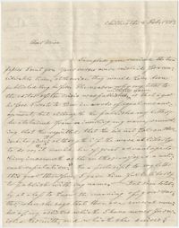 Letter to Marianne Haskell from her uncle, Frederick Grimke, February 8, 1863