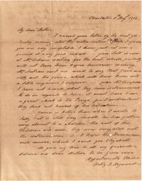 025. Hetty B. Heyward to Mother -- August 5, 1818