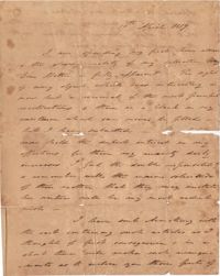 028. Nathaniel Heyward (II) to Mother-in-Law -- April 19, 1819